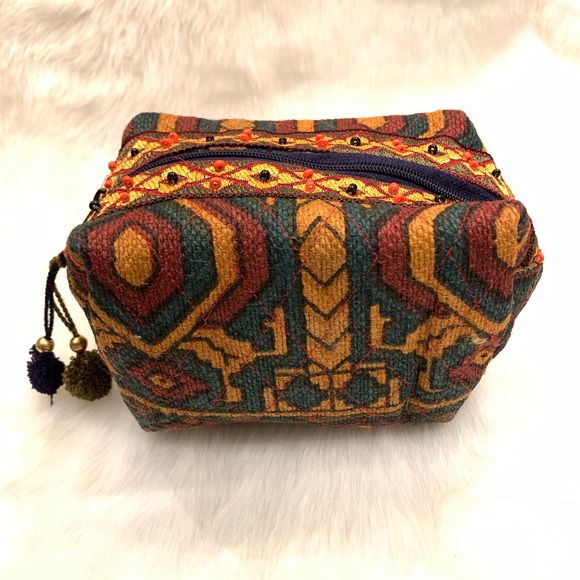 lovestitch Handbags - ⭐️ Lovestitch Multi Trimmed Tile Print Bag